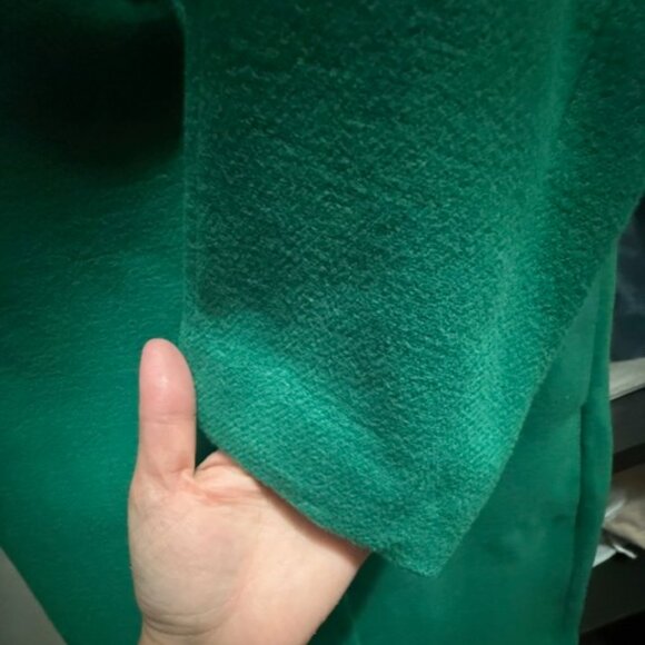 H&M Double Breasted Coat - Emerald Green - SIze M - Picture 4 of 12